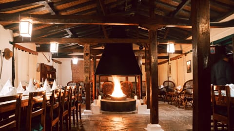 Birethanti Lodge - dining room