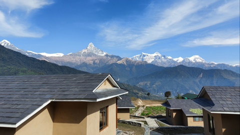 Dhampus-Lodge - view from Lodge