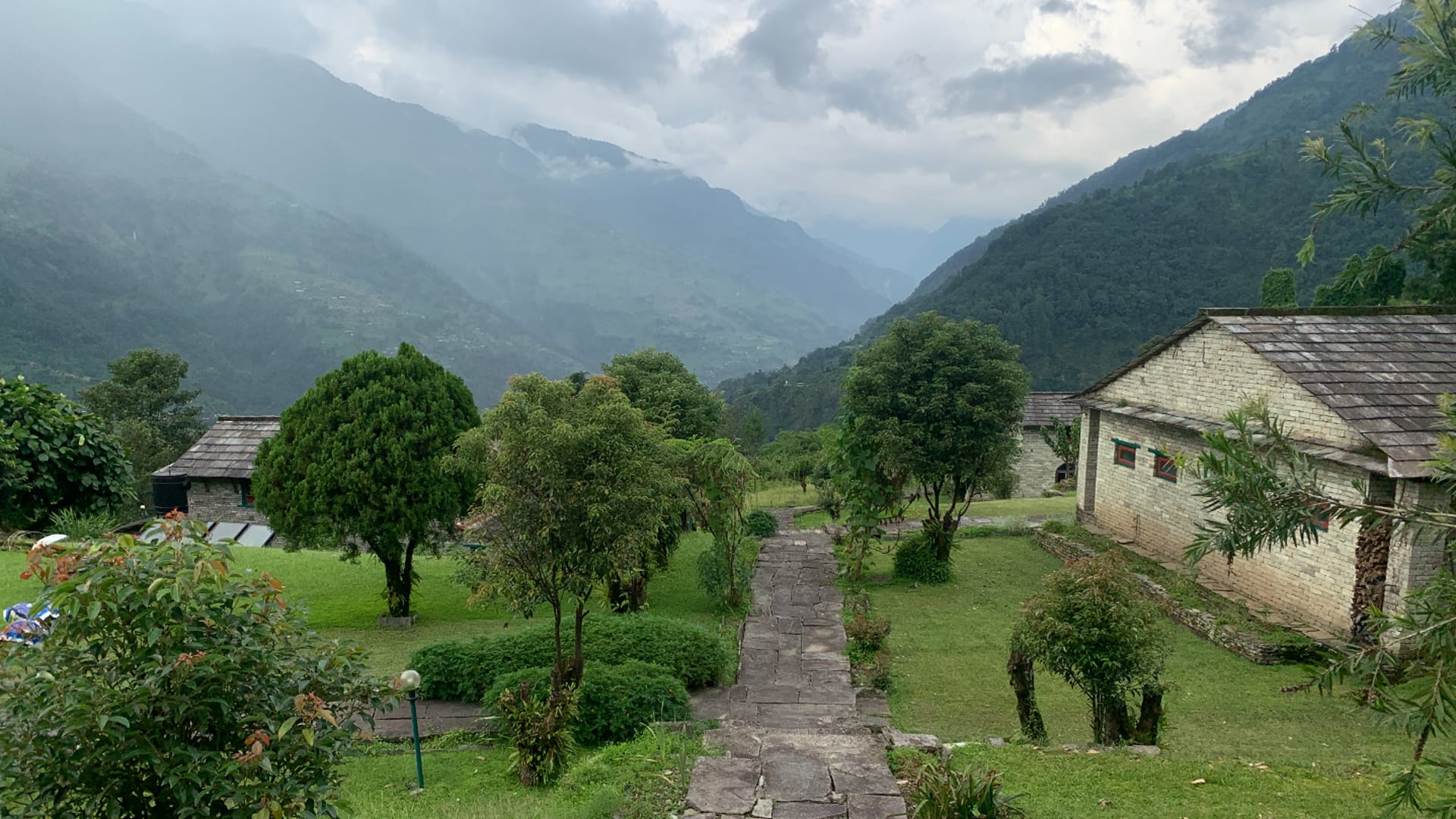 Majgaon Lodge - view from the Lodge